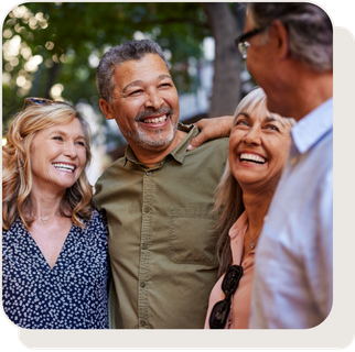 What we eat provides the raw materials and signaling molecules that dictate cellular function. A personalized, nutrient- dense diet focuses on reducing systemic inflammation, balancing blood sugar, supporting People laughing together